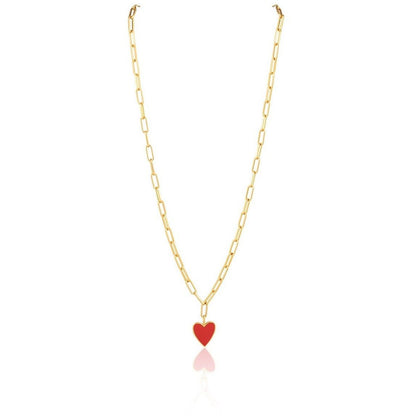 Jamie Enamel Heart Necklace