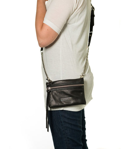 Bolso bandolera mini de pitón real Jacki Easlick