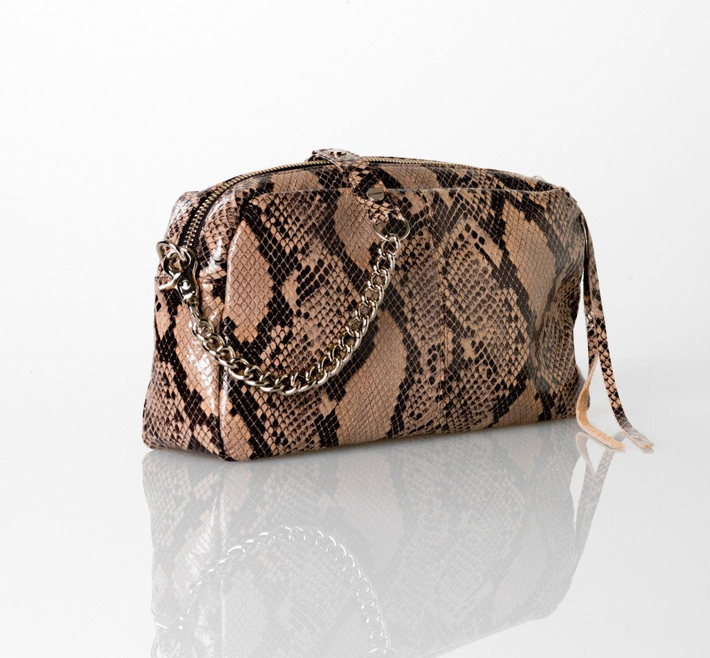 Sac bandoulière en python Jacki Easlick