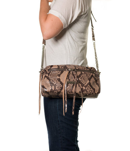 Sac bandoulière en python Jacki Easlick