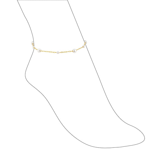 Bracelet de cheville en perles Kalani
