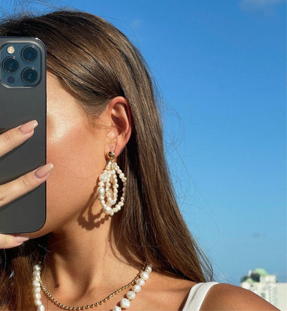 Boucle d'oreille Statement La Perla