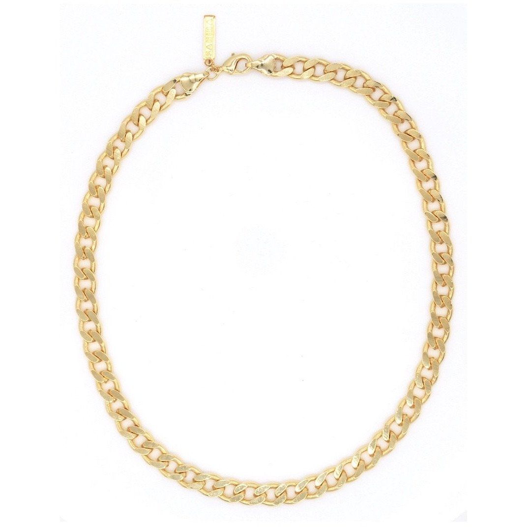 Collier ras du cou à maillons cubains Leila