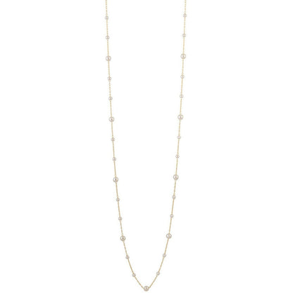 Long collier de perles