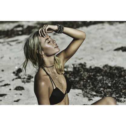 Long collier de perles