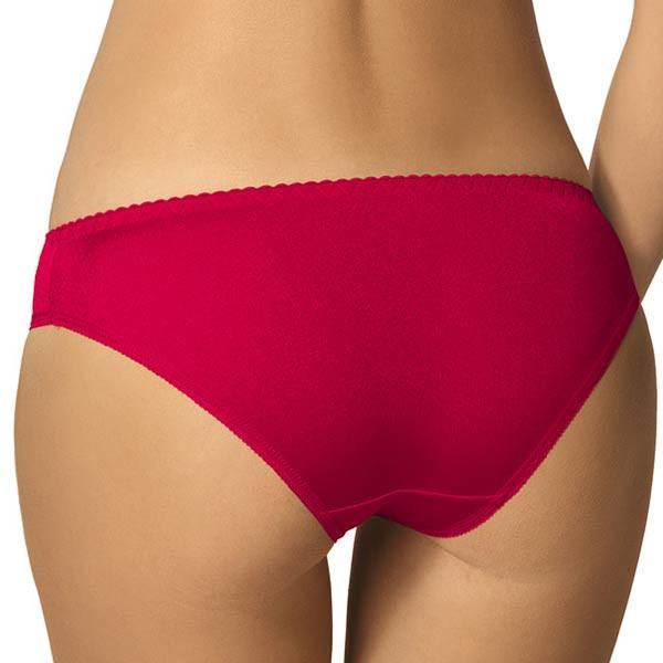 Braguita de bikini semitransparente de tiro bajo Gorteks Pamela White