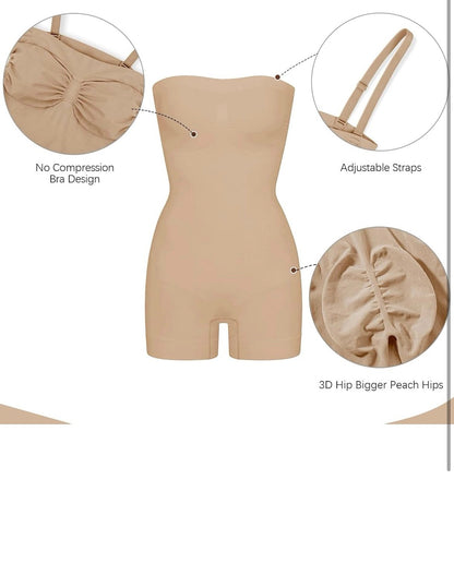 Body moldeador para mujer, control de abdomen, sin costuras, moldeador corporal, esculpido