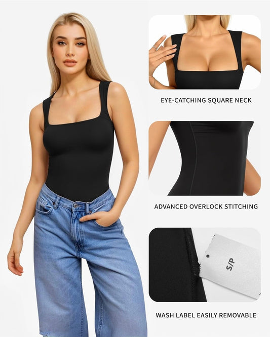 Body negro – Talla L para mujer