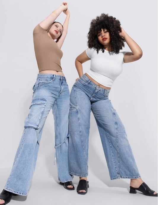 T-shirts à manches courtes et col ras du cou pour femmes, doublés, coupe slim
