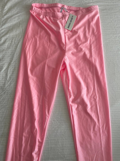Leggings taille haute pour femme, pantalon uni à ceinture souple