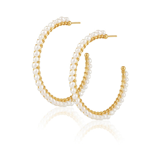 Aros de perla Marilyn