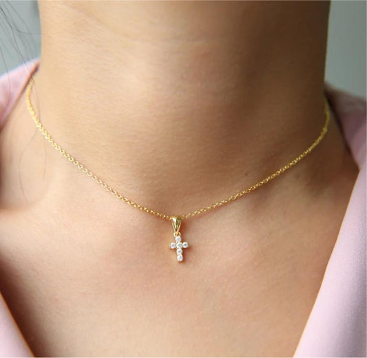 Collier Mini Croix