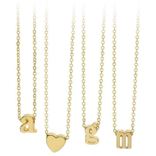 Mini collier initial
