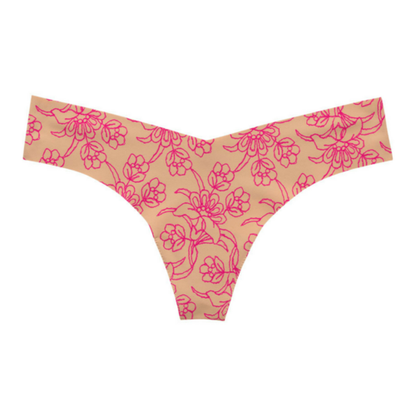 Tanga sin costuras con estampado divertido Commando