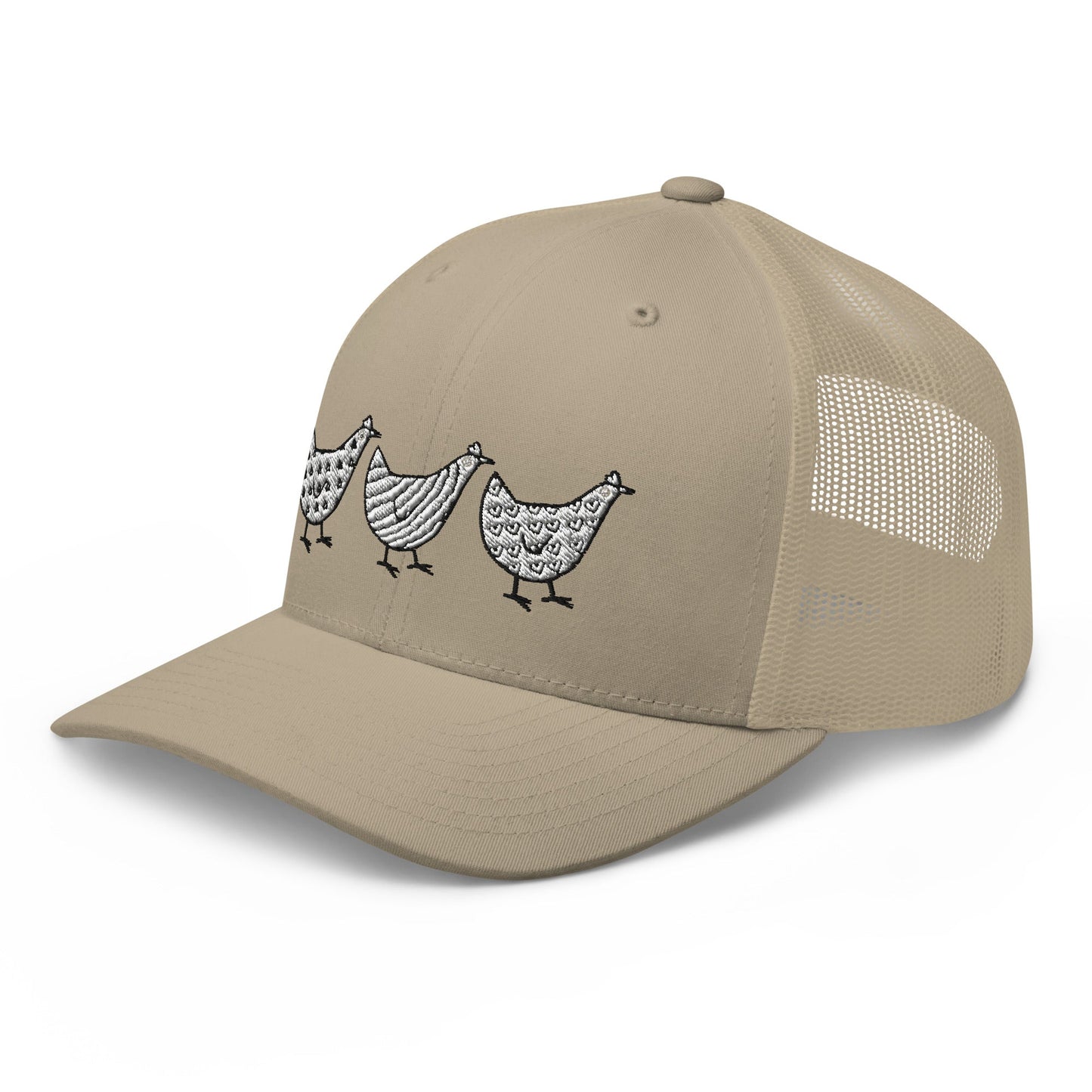 Casquette de camionneur Jacki Easlick Three Chickens