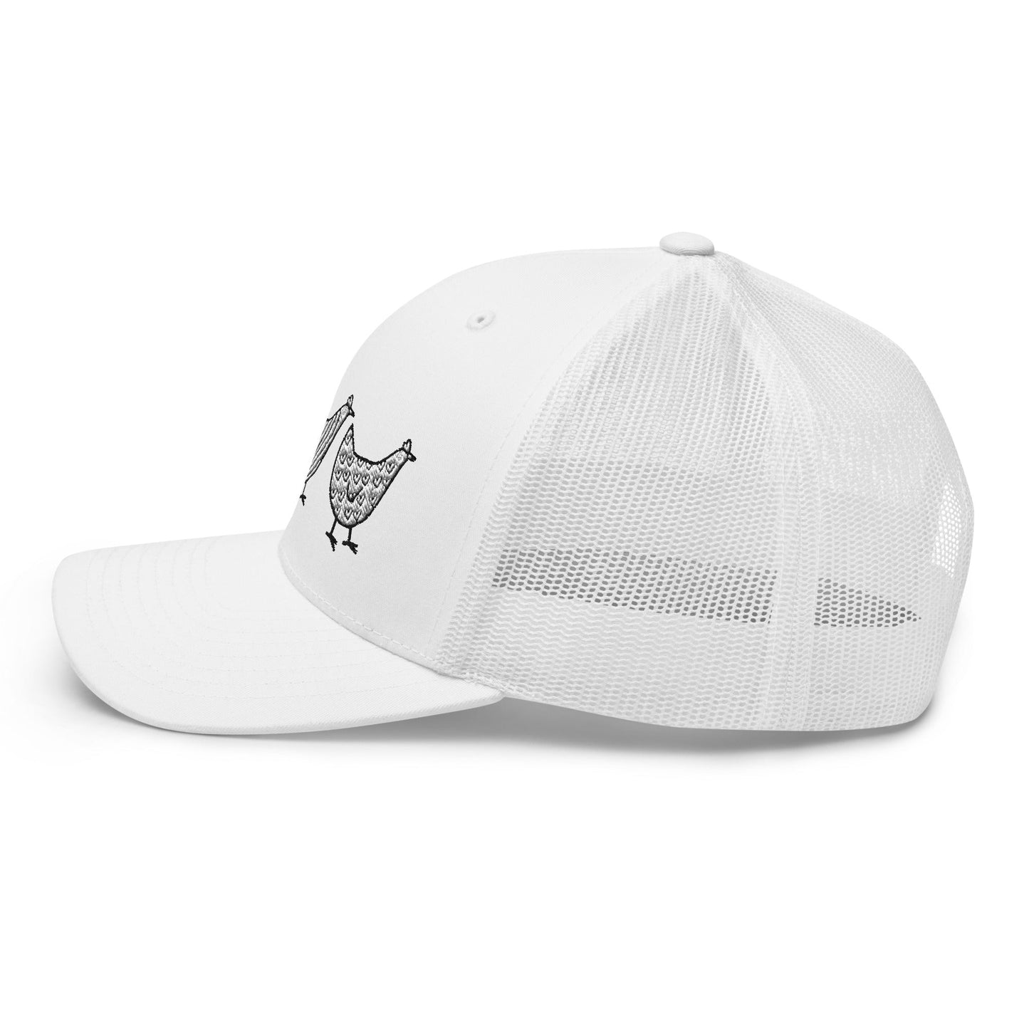 Casquette de camionneur Jacki Easlick Three Chickens