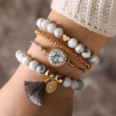 Ensemble de bracelets quatre pièces