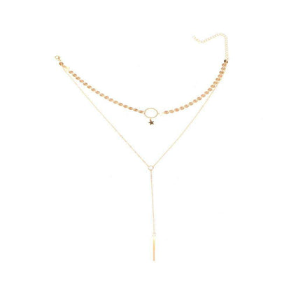 Collier ras du cou étoile Lariat