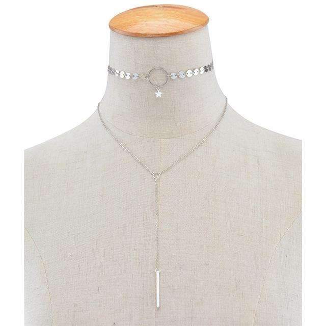 Collier ras du cou étoile Lariat