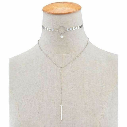 Collier ras du cou étoile Lariat